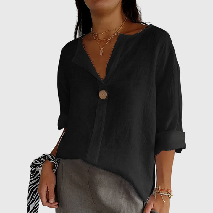 Women’s Elegant Linen Blouse