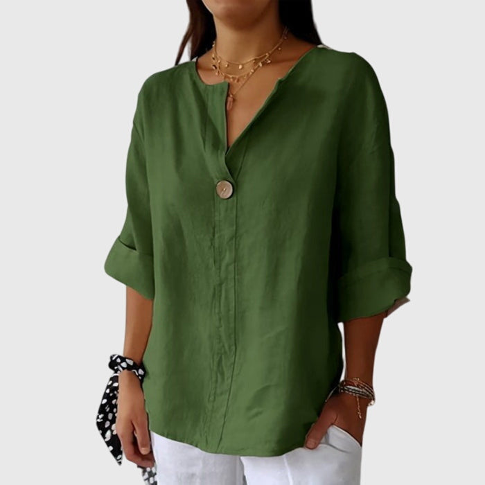 Women’s Elegant Linen Blouse