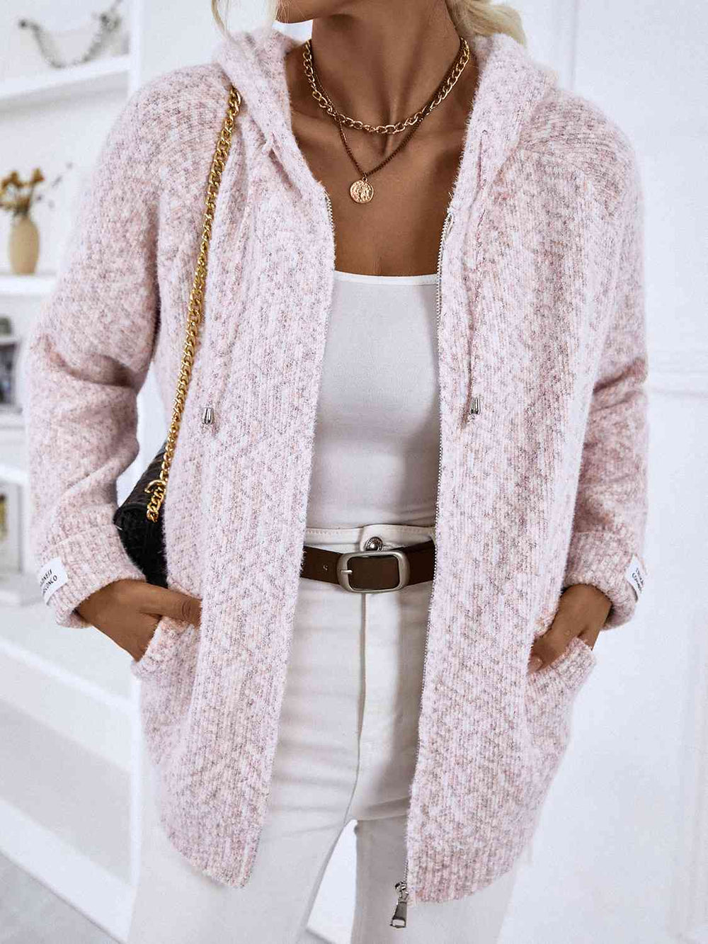 Vivian | Women's Warm Zip-Up Winter Cardigan
