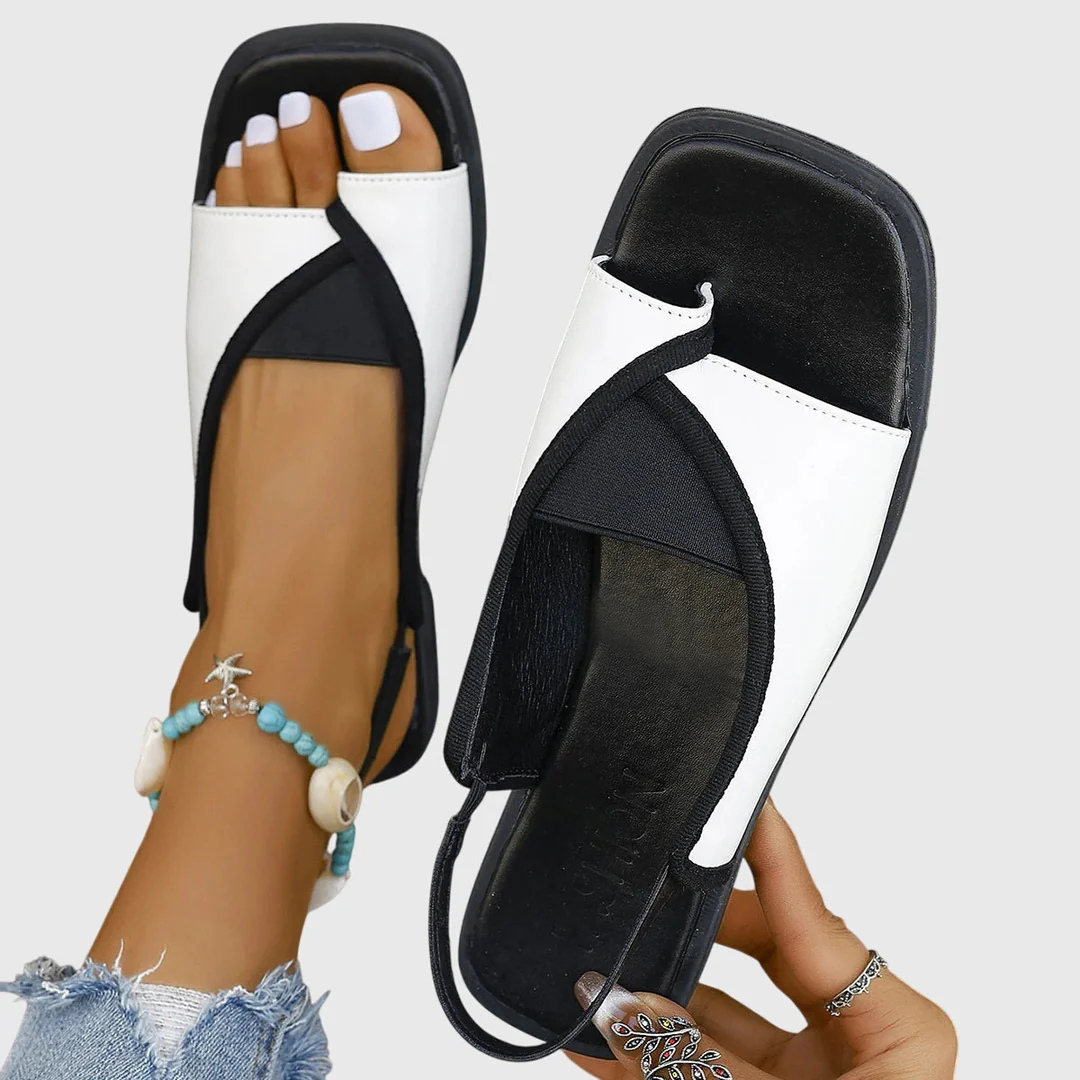 Women's Casual Flat Square-Toe Orthopedic Sandals