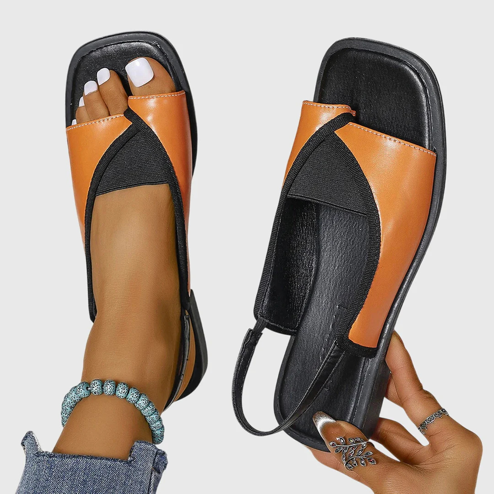 Women's Casual Flat Square-Toe Orthopedic Sandals