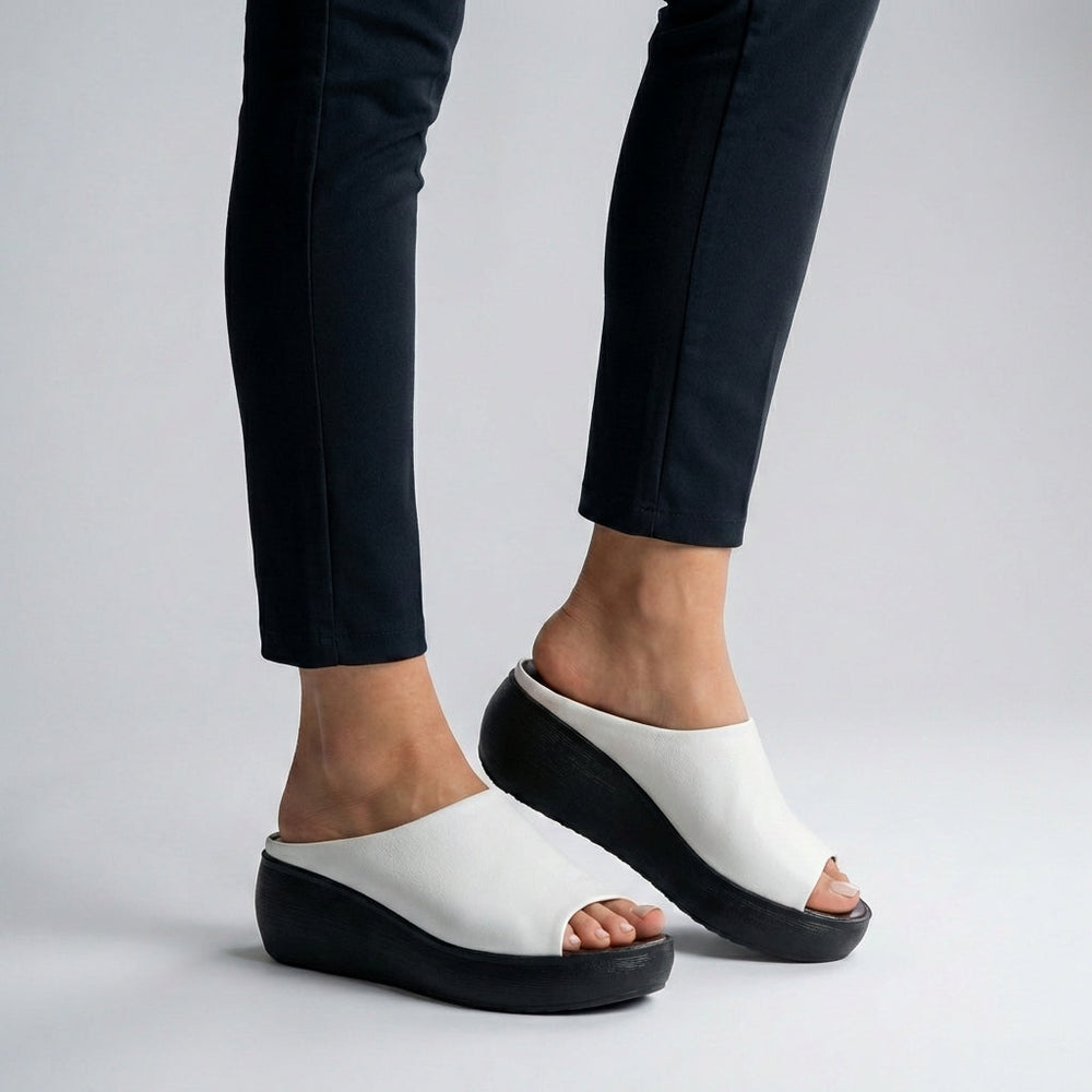 Women's Casual Open-Toe Platform Slide Sandals