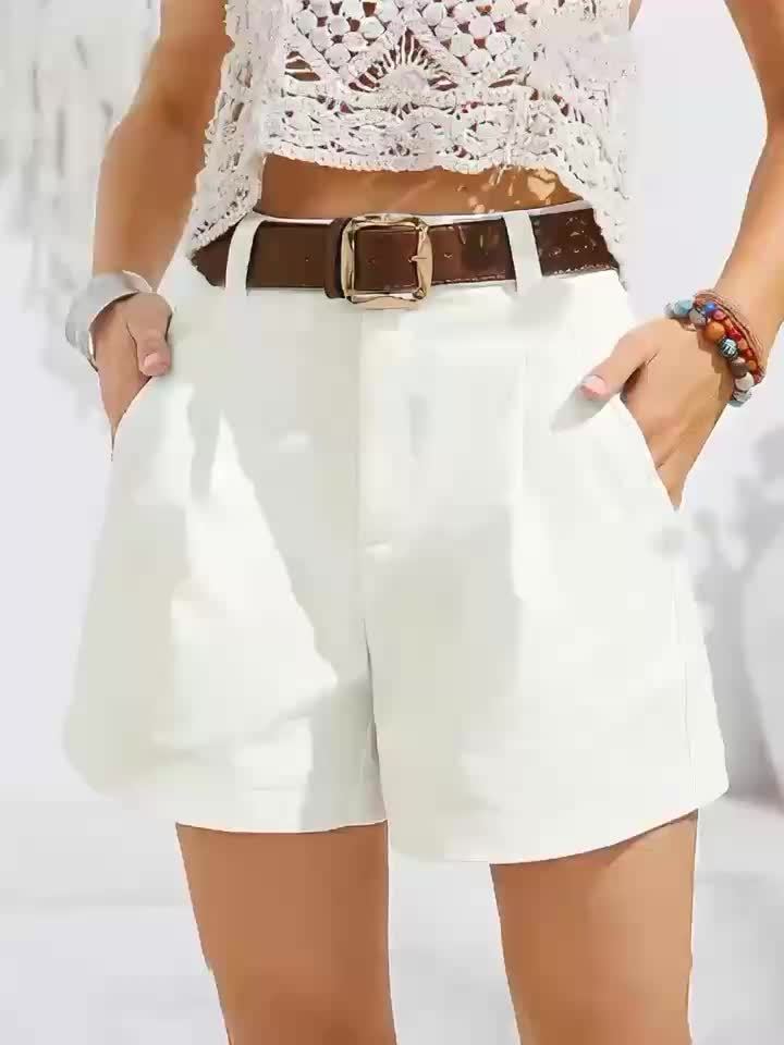 Women's Chic High Waist Casual Shorts