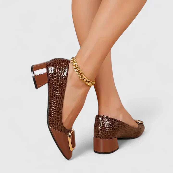 Women's Elegant Block Heel Loafers
