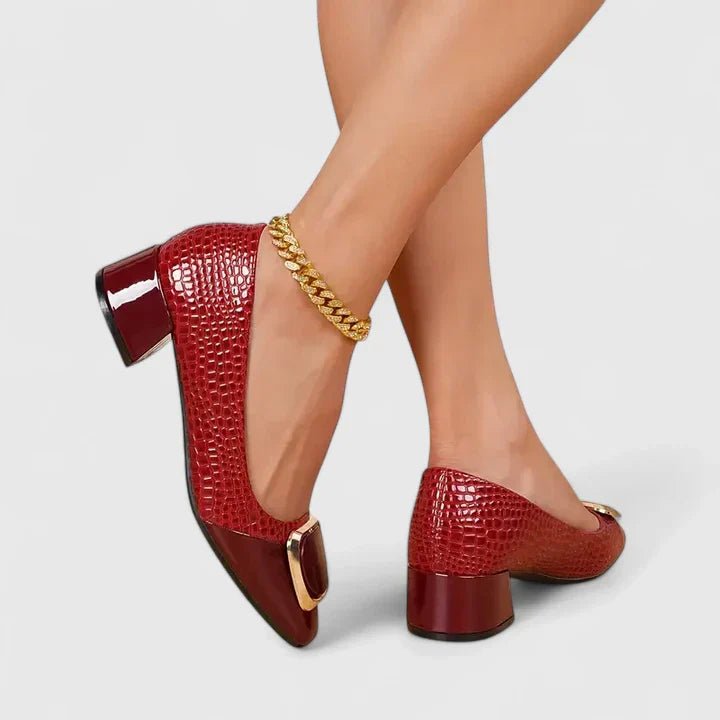 Women's Elegant Block Heel Loafers