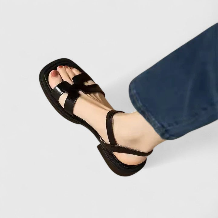 Women's Elegant Minimalist Ankle-Strap Sandals