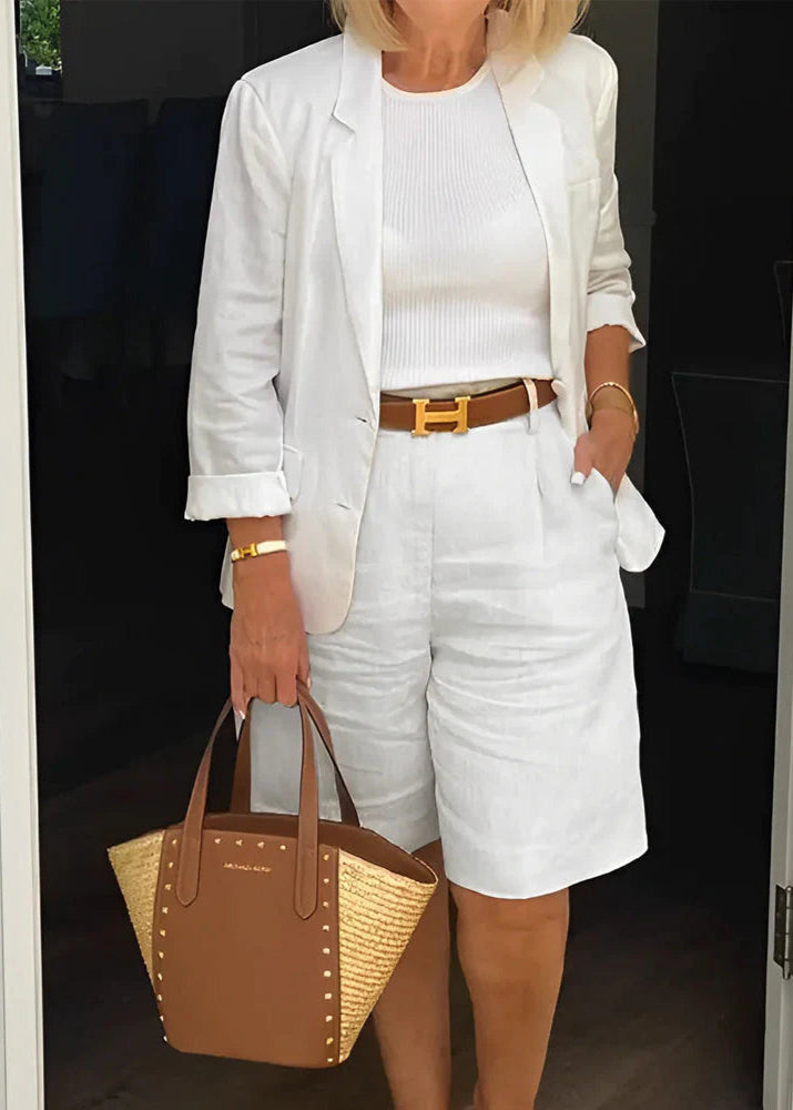 Women's Elegant Summer Blazer Co-ord Set