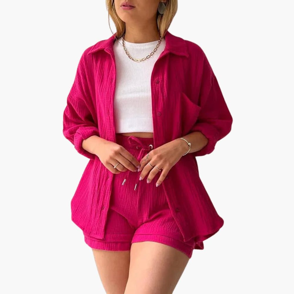 Women's Flowing Breathable Summer Co-ord Set