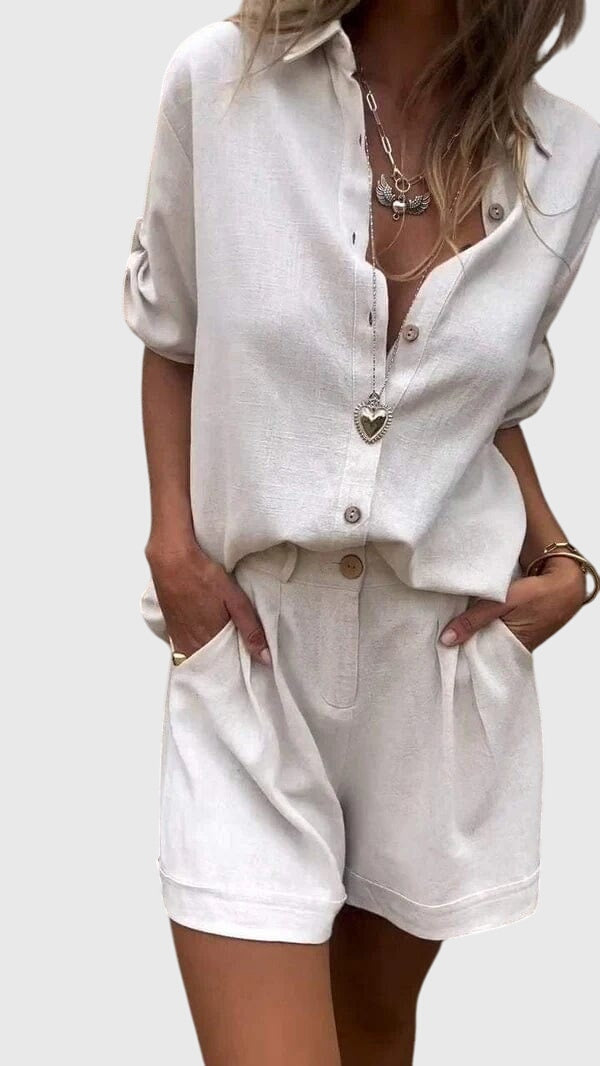Women's Flowy Casual Summer Two-Piece Set