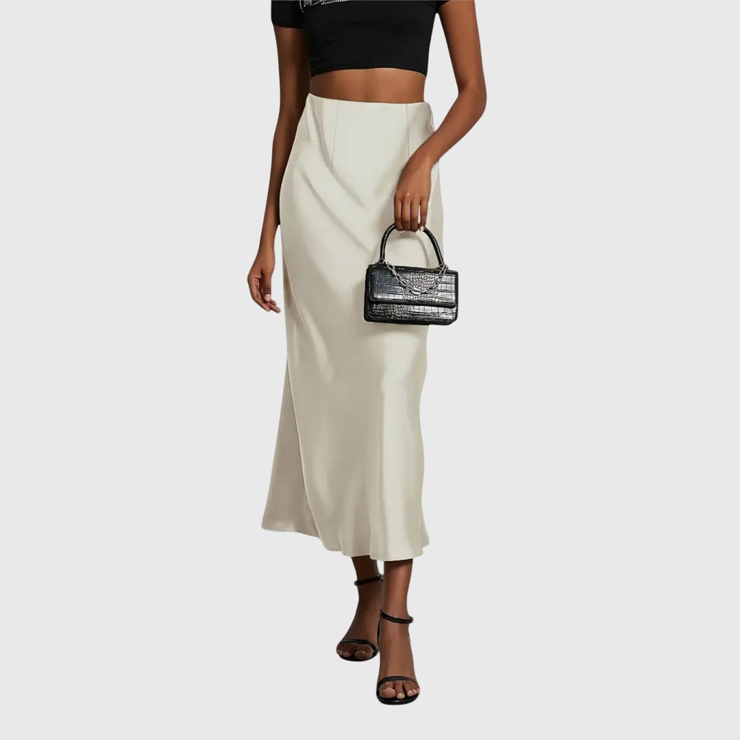 Women's Flowy Waist Maxi Skirt