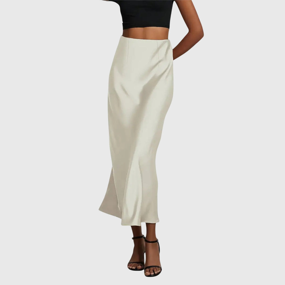 Women's Flowy Waist Maxi Skirt