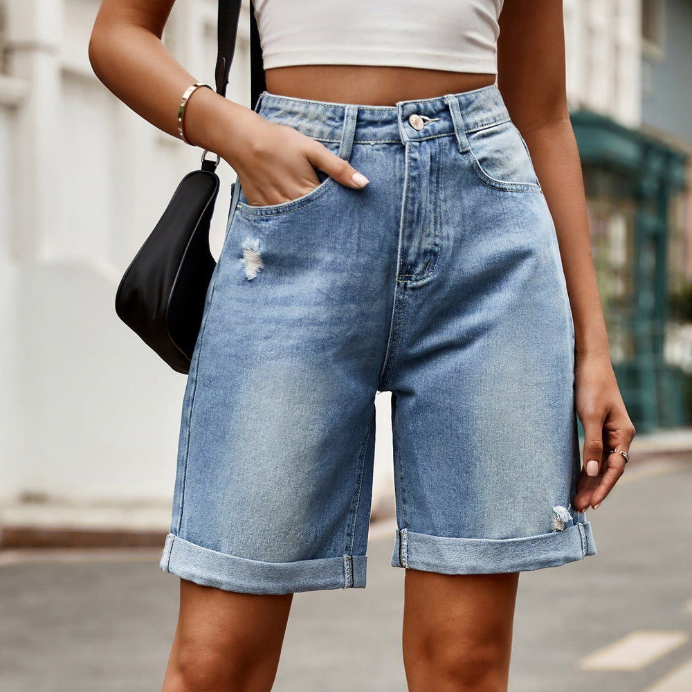 Women's Relaxed Fit Denim Shorts