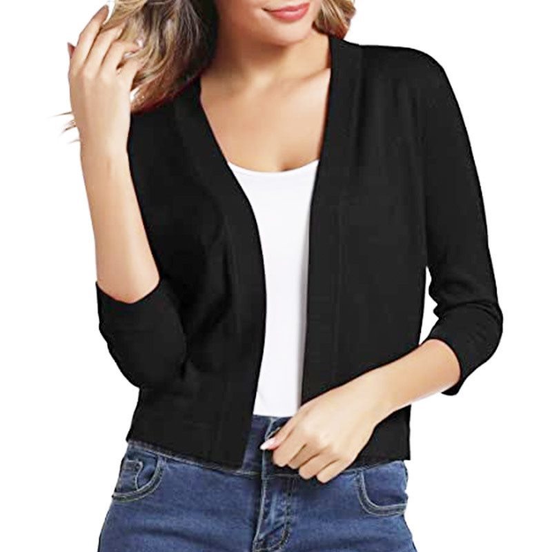 Women's Relaxed Open Front Cardigan