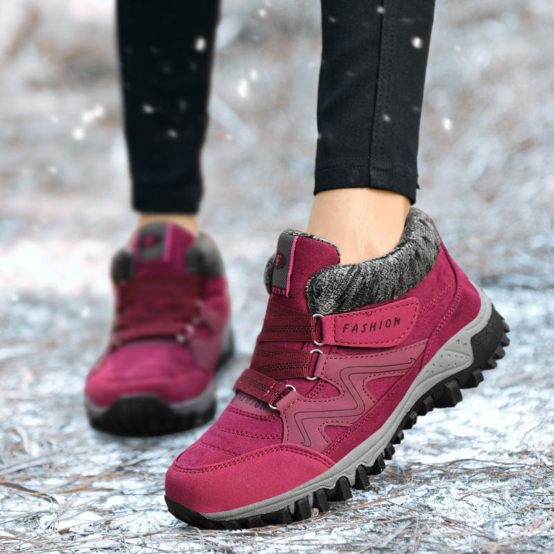 Wren | Women's Plush Fur-Trim Snow Ankle Boots